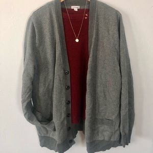 Merona Knit Cardigan Size XXL Grey